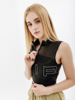 Топ Nike W NK DF AIR CROP TANK DX0284-010