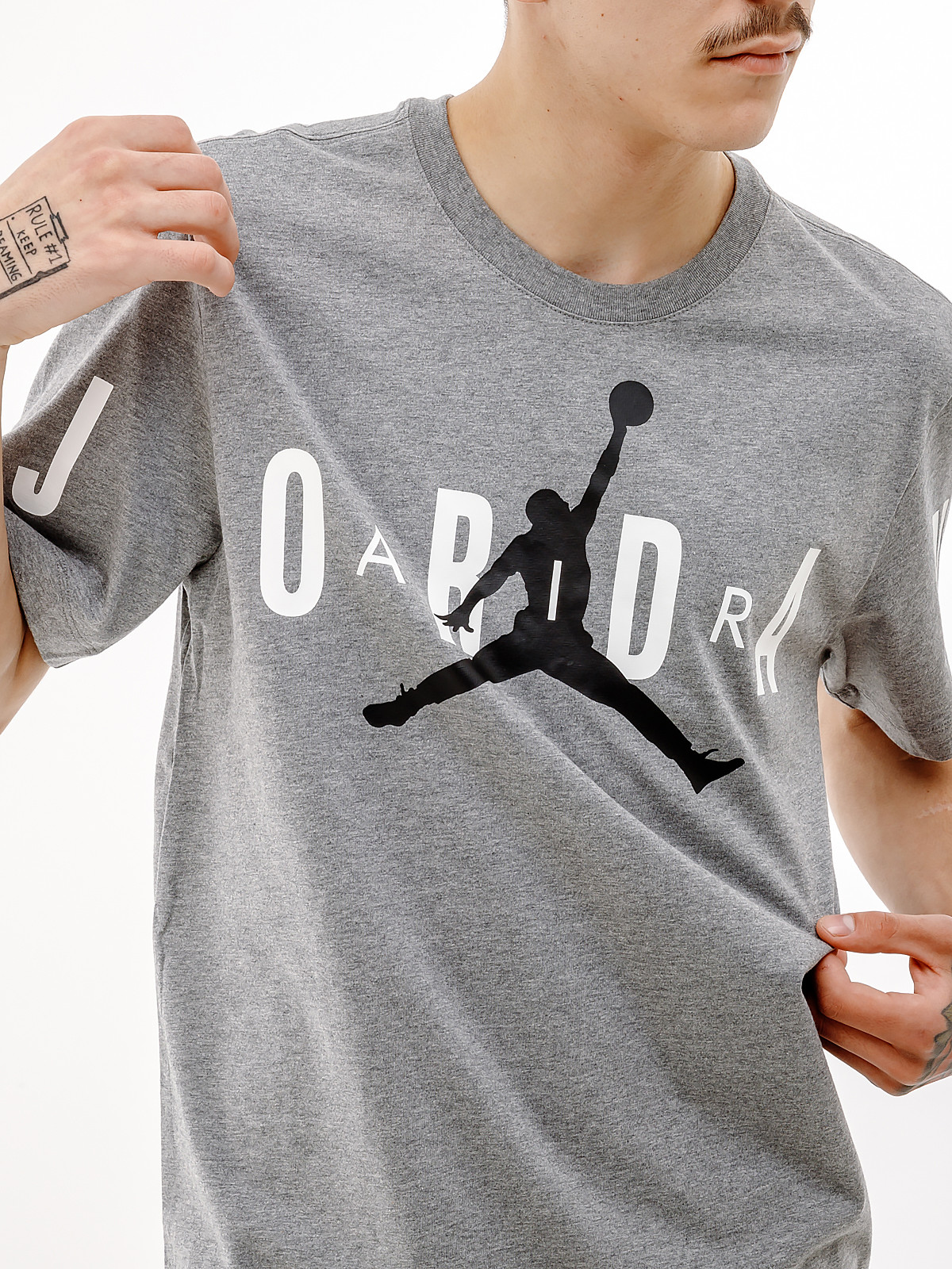 Футболка JORDAN M J JD AIR STRETCH SS CREW DV1445-091 1 1 4