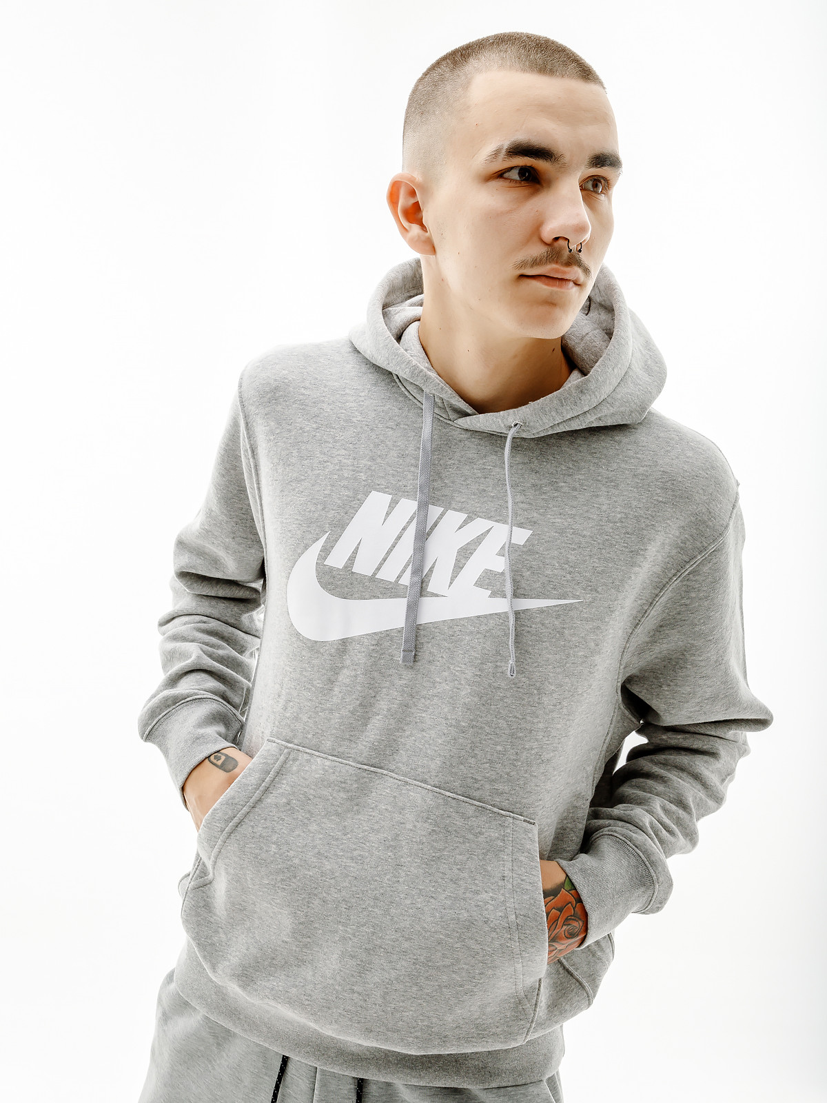 Толстовка Nike M NSW CLUB HOODIE PO BB GX BV2973-063 1 2