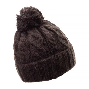 Шапка New Balance Lux Knit Pom LAH23118BK