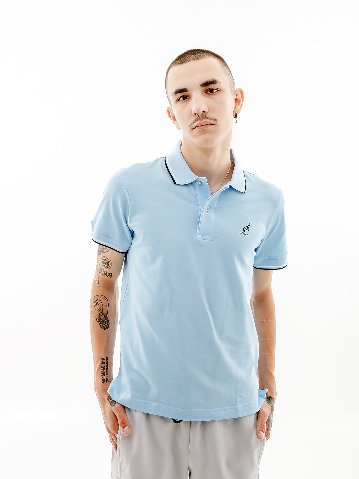 Футболка поло AUSTRALIAN 2-STRIPE PIQUE' POLO S-FIT LSUPO0004-440 1 4