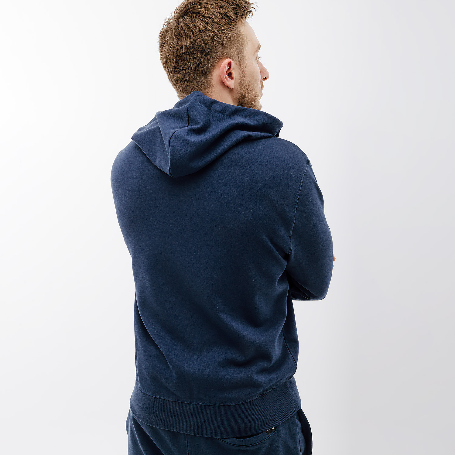 Кофта New Balance Essentials Stacked Logo FZ MJ31536NNY
