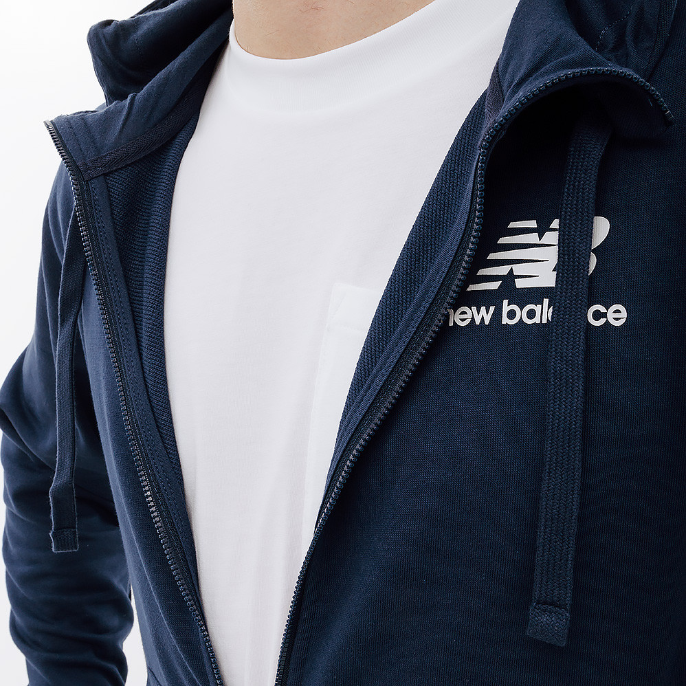 Кофта New Balance Essentials Stacked Logo FZ MJ31536NNY