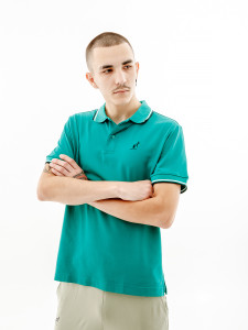 Футболка поло AUSTRALIAN TWO-STRIPES POLO TECH PIQUE' R-FIT LSUPO0006-913A 1