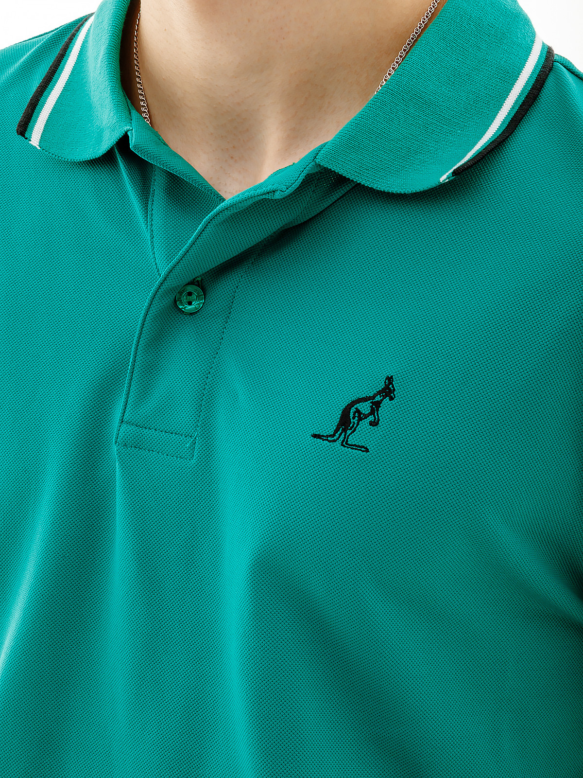 Футболка поло AUSTRALIAN TWO-STRIPES POLO TECH PIQUE' R-FIT LSUPO0006-913A 1