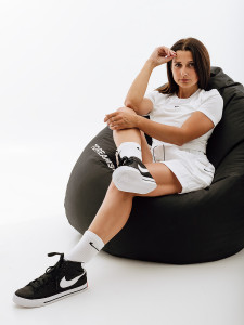 Футболка Nike W NSW TEE ESSNTL SLIM CRP LBR FB2873-100