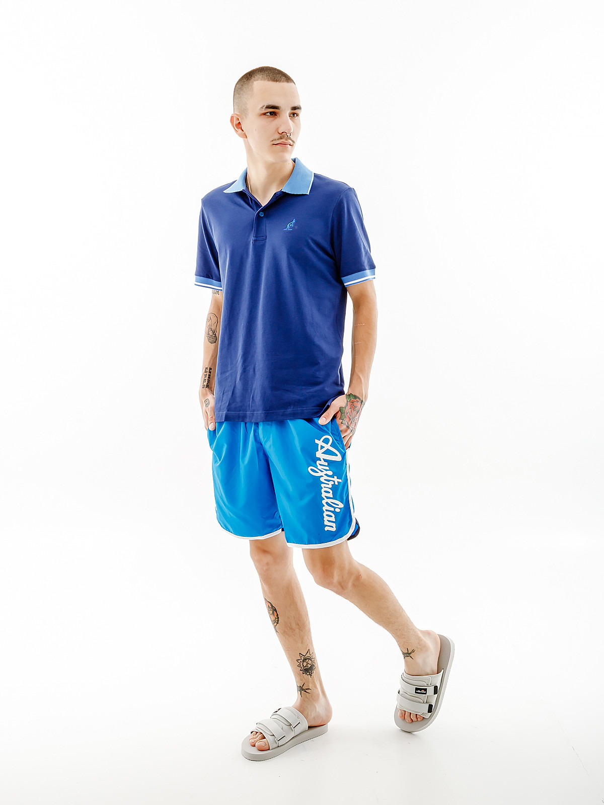 Футболка поло AUSTRALIAN LINES POLO PIQUE' EL R-FIT LSUPO0010-842 1 4