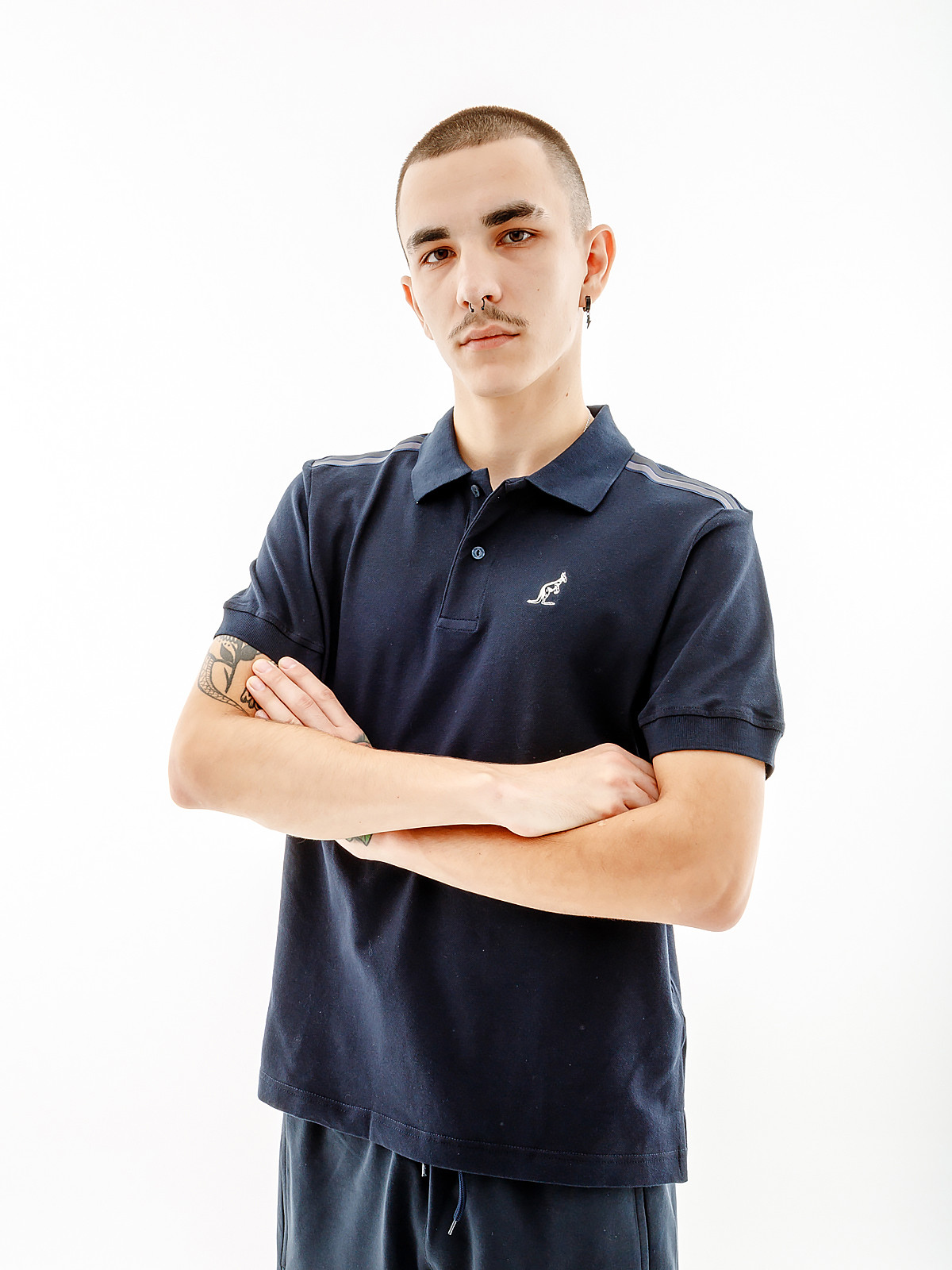 Футболка поло AUSTRALIAN TAPE STRIPE POLO CLUB PIQUE' LSUPO0060-200 1 4