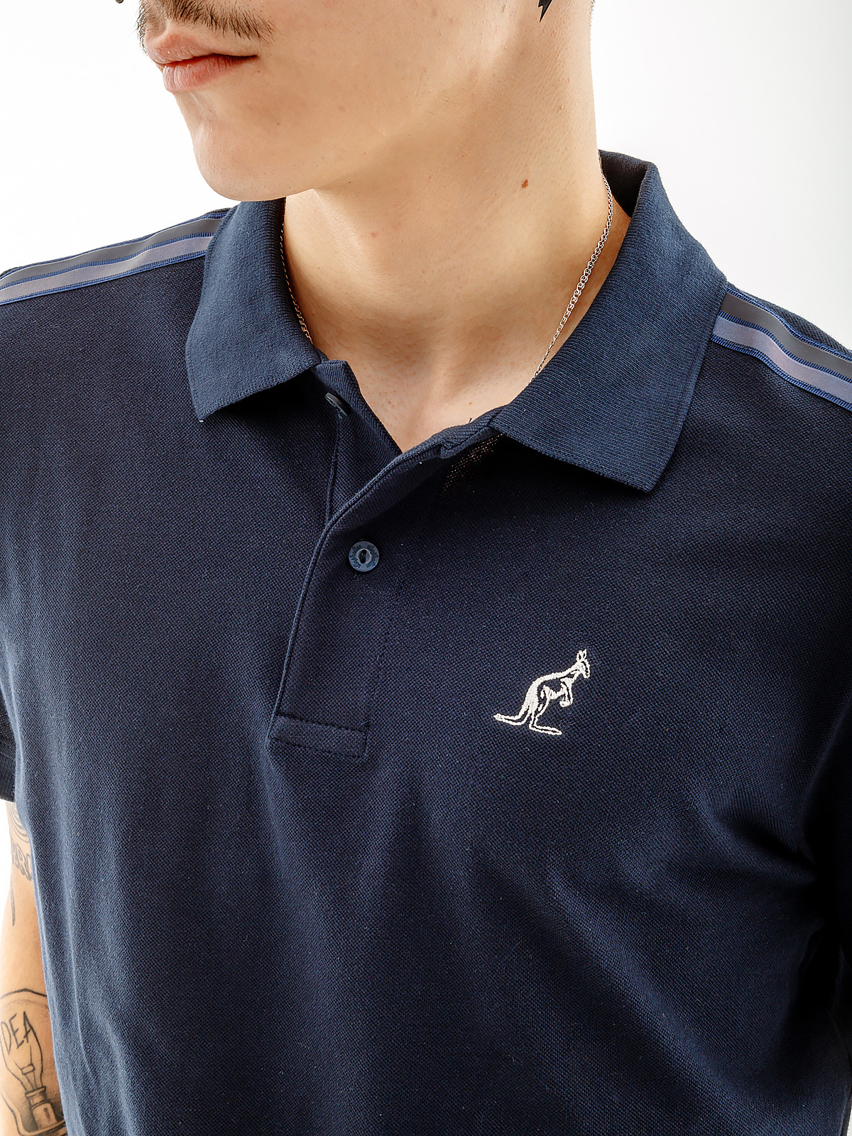 Футболка поло AUSTRALIAN TAPE STRIPE POLO CLUB PIQUE' LSUPO0060-200 1 4