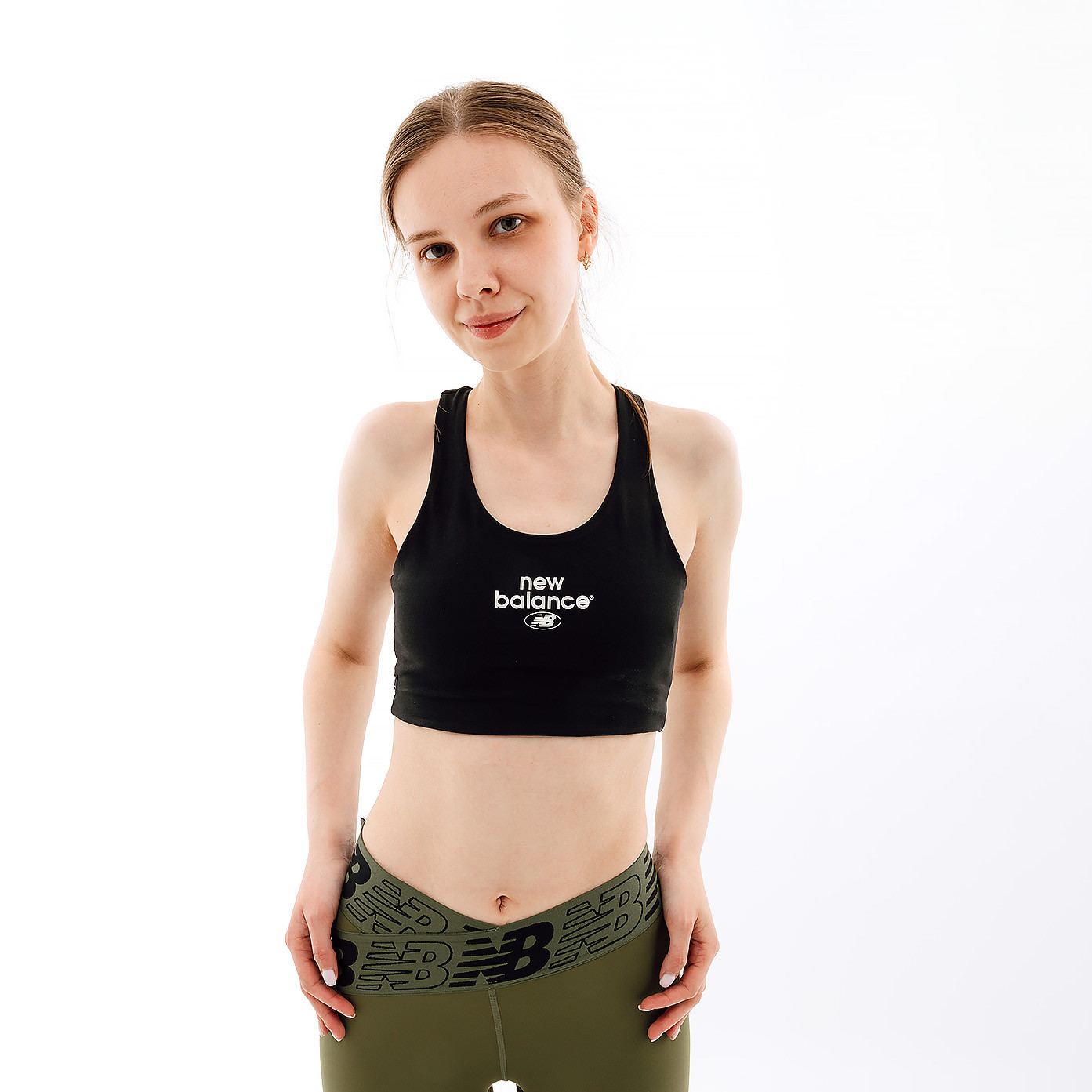 Топ New Balance Essentials Reimagined Bra WB31500BK