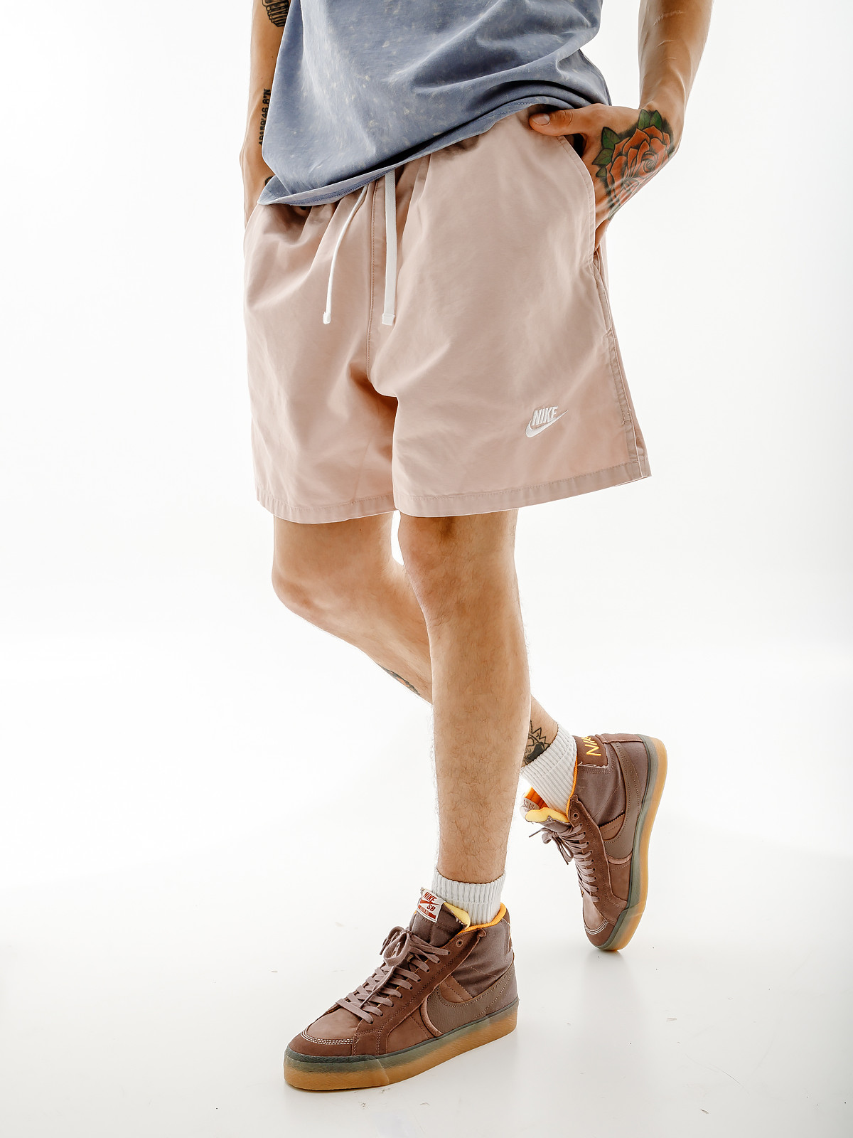 Шорти Nike M NK CLUB+ WVN FLOW SHORT WASH DX0619-601 1 1 1