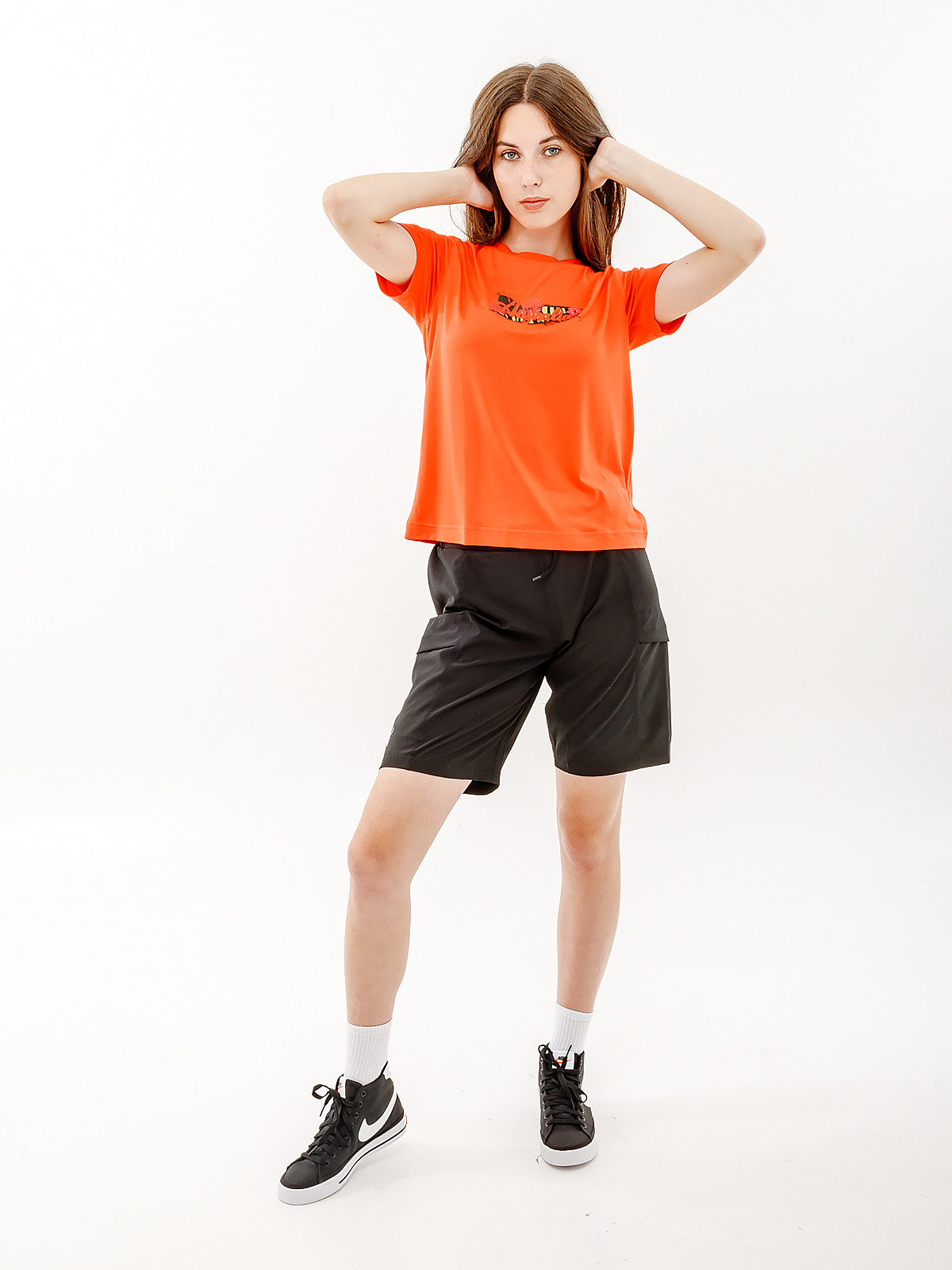 Футболка AUSTRALIAN LOGO FLOWERS TEE JERSEY V LSDTS0027-119