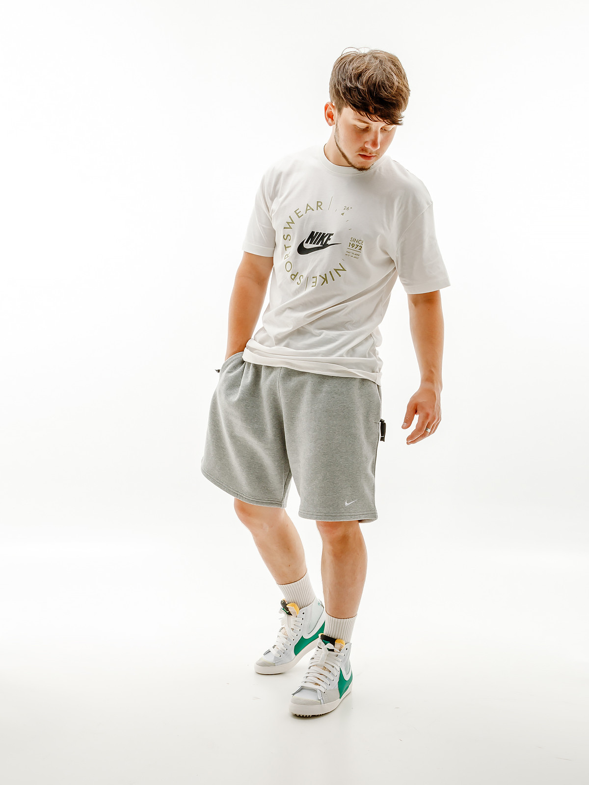 Шорти Nike U NRG SOLO SWOOSH FLC SHORT DV3055-063 1 4