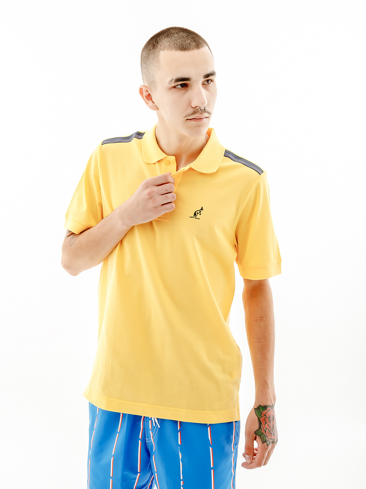 Футболка поло AUSTRALIAN TAPE STRIPE POLO CLUB PIQUE' LSUPO0060-329 1 4