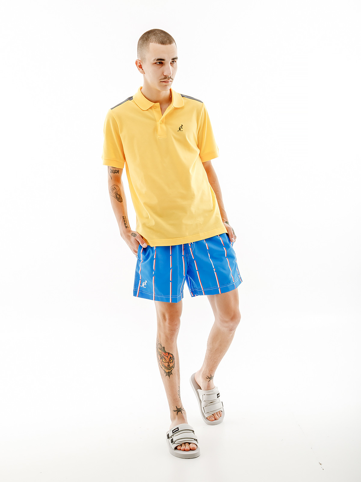 Футболка поло AUSTRALIAN TAPE STRIPE POLO CLUB PIQUE' LSUPO0060-329 1 4