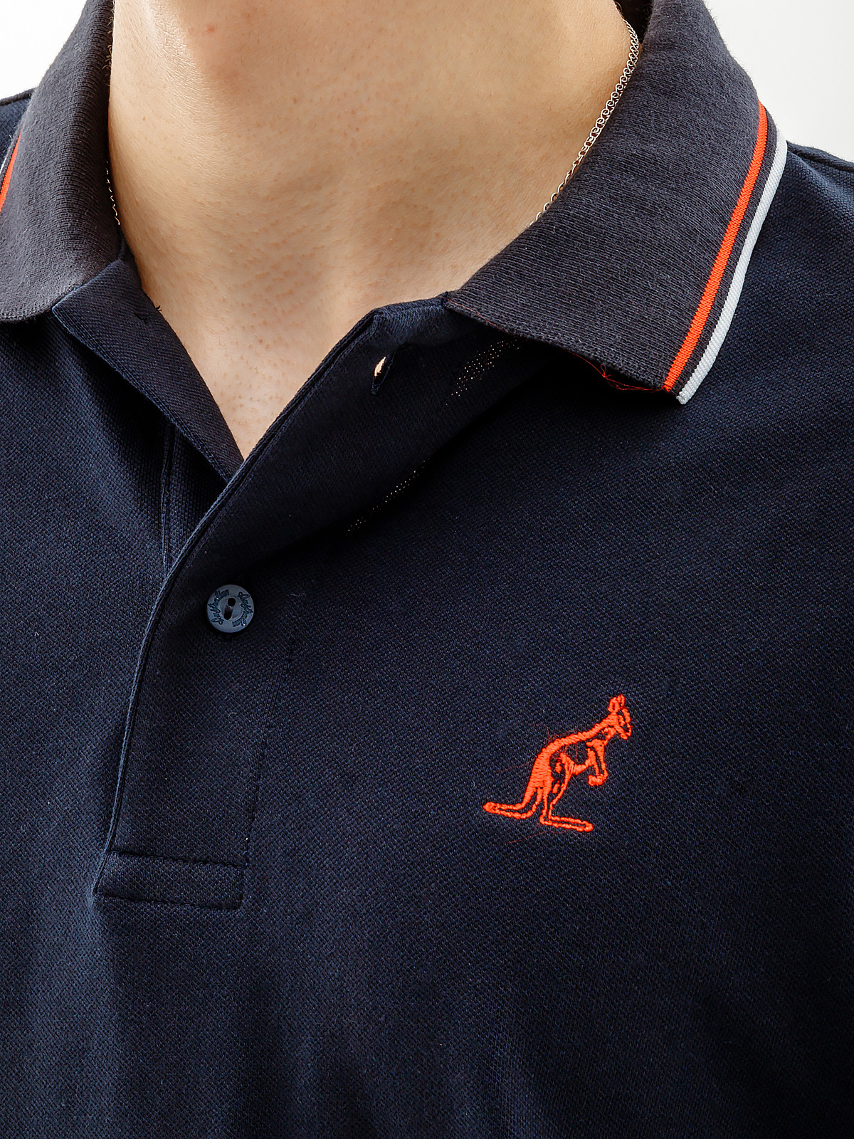 Футболка поло AUSTRALIAN 2-STRIPE PIQUE' POLO - R-FIT LSUPO0005-200C