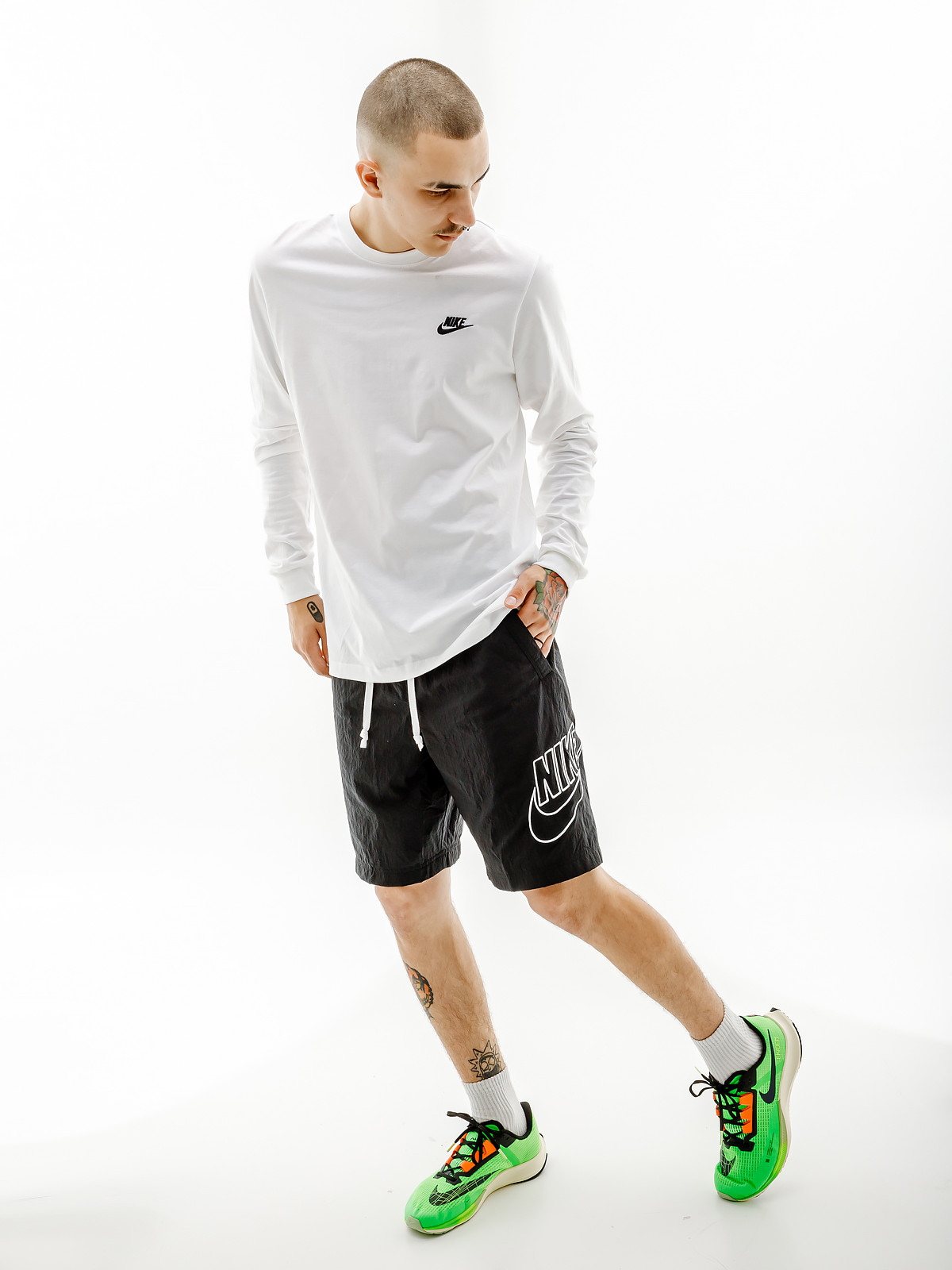 Кофта Nike M NSW CLUB TEE - LS AR5193-100