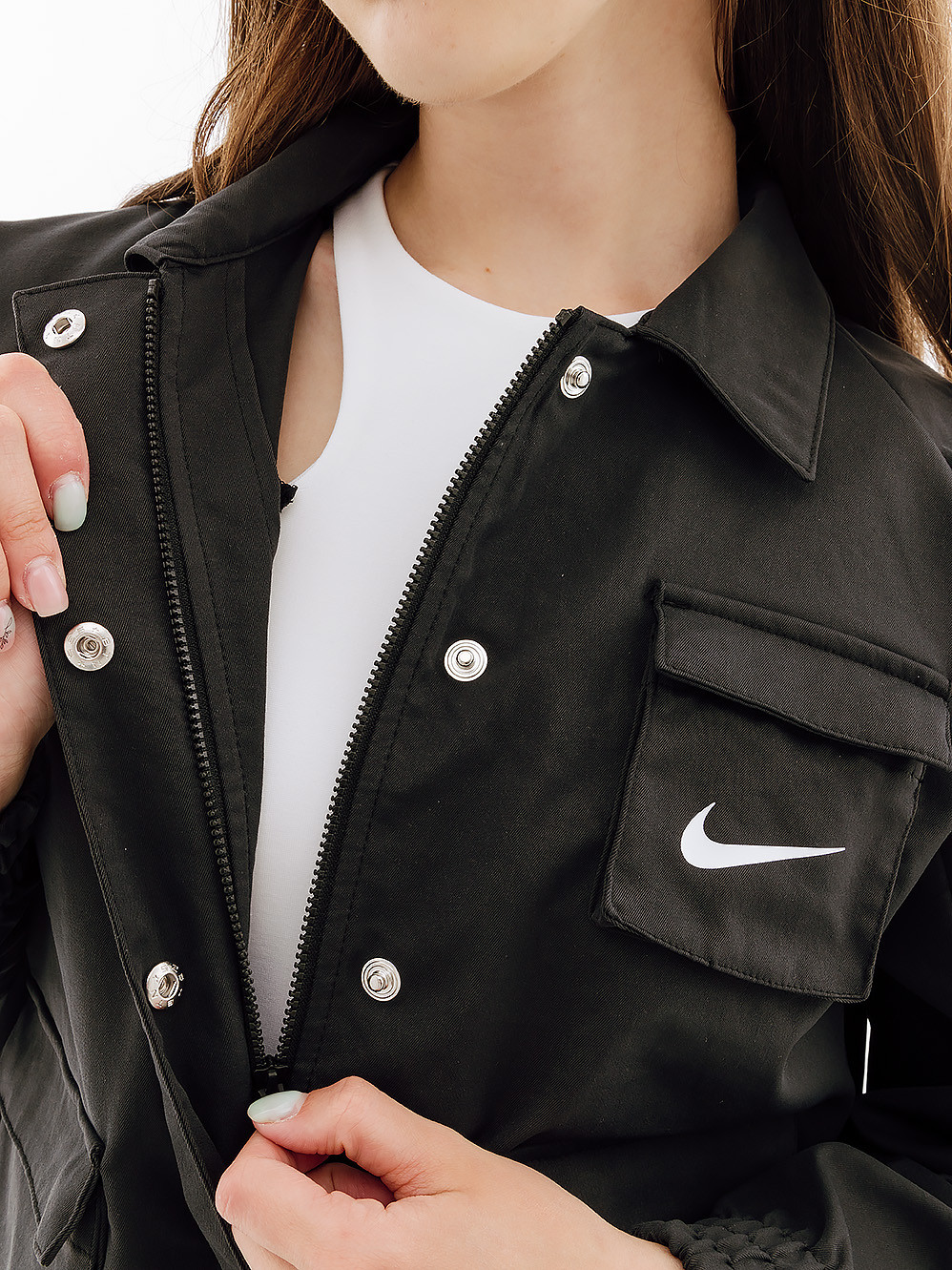 Куртка Nike W NSW SWSH JKT WVN FD1130-010