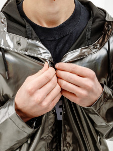 Куртка Rains Jackets 1801-HolographicSteel 1 1 1