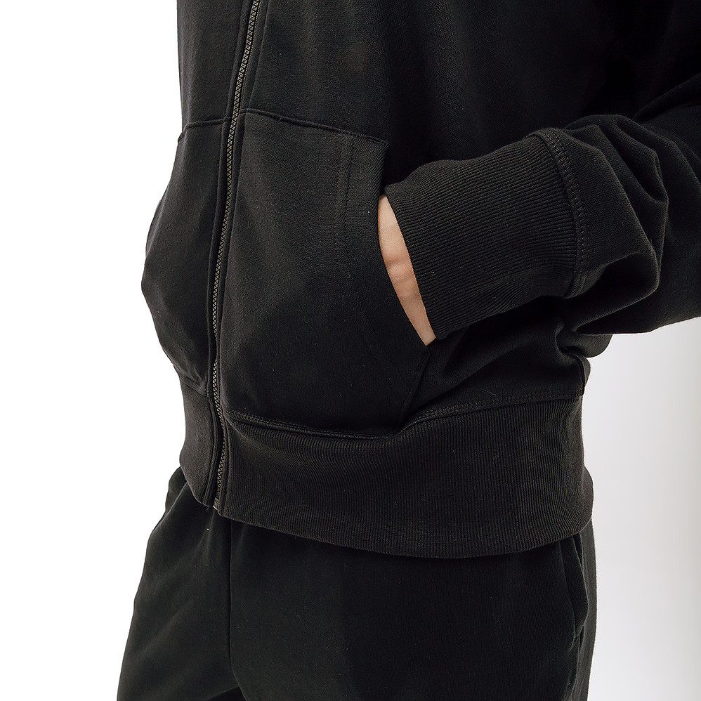 Кофта New Balance Essentials Stacked Logo FZ WJ31530BK