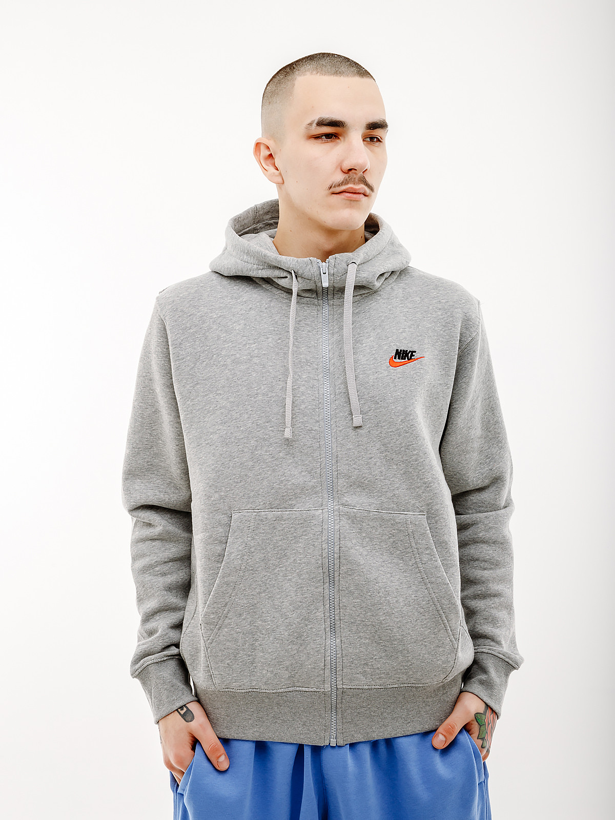 Кофта Nike CLUB DT HOODIE FZ BB DQ8384-064 1