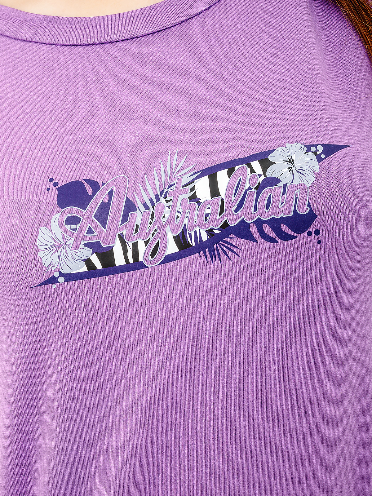 Футболка AUSTRALIAN LOGO FLOWERS TEE JERSEY V LSDTS0027-768