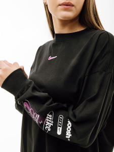 Кофта Nike W LS TEE BF PRINT SW FV4971-011