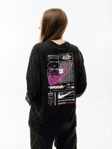 Кофта Nike W LS TEE BF PRINT SW FV4971-011