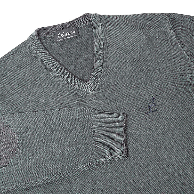 Пуловер AUSTRALIAN Sweater Merinos V Neck LSUMA0009-022 1 1 4