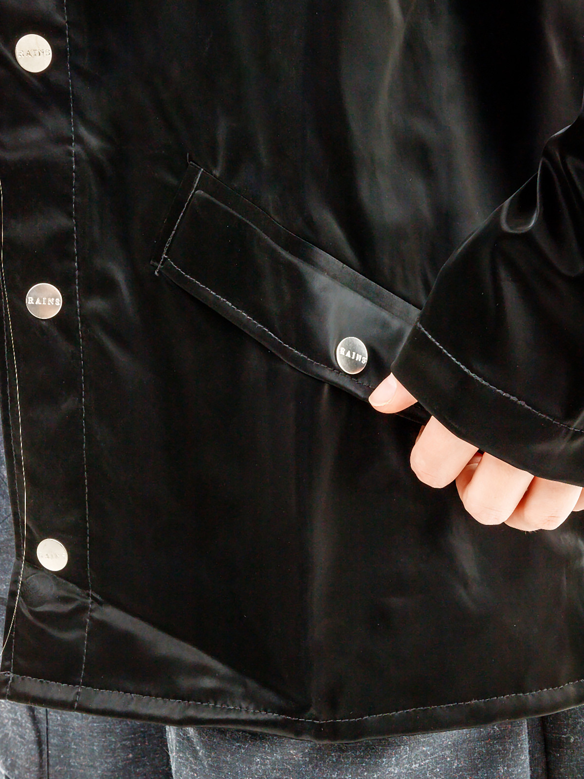 Куртка Rains Jackets 1201-VelvetBlack