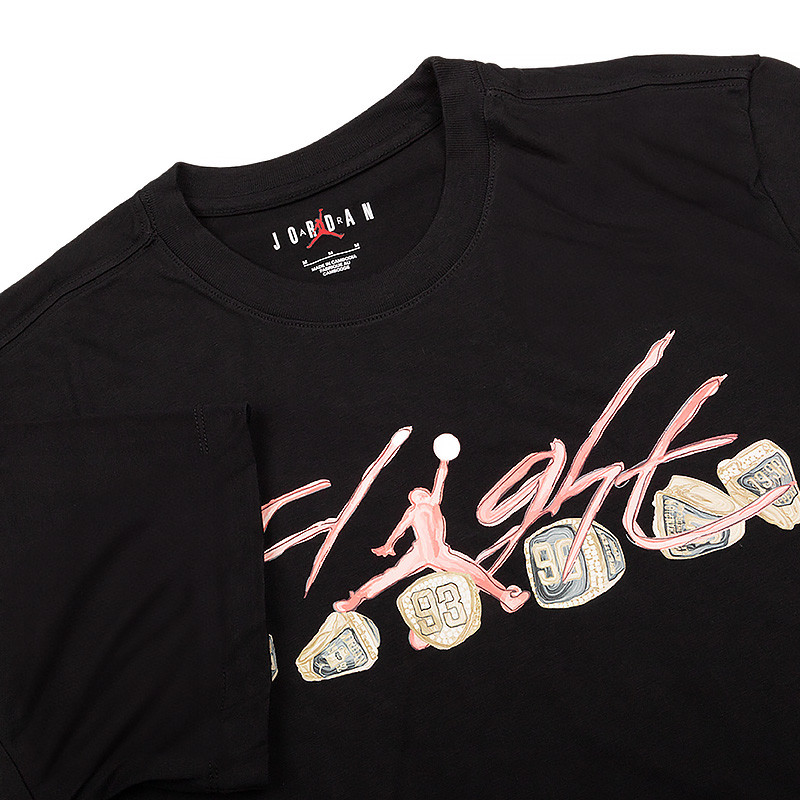 Футболка JORDAN M J FLT ESS RINGS SS CREW FN5966-010 1 4