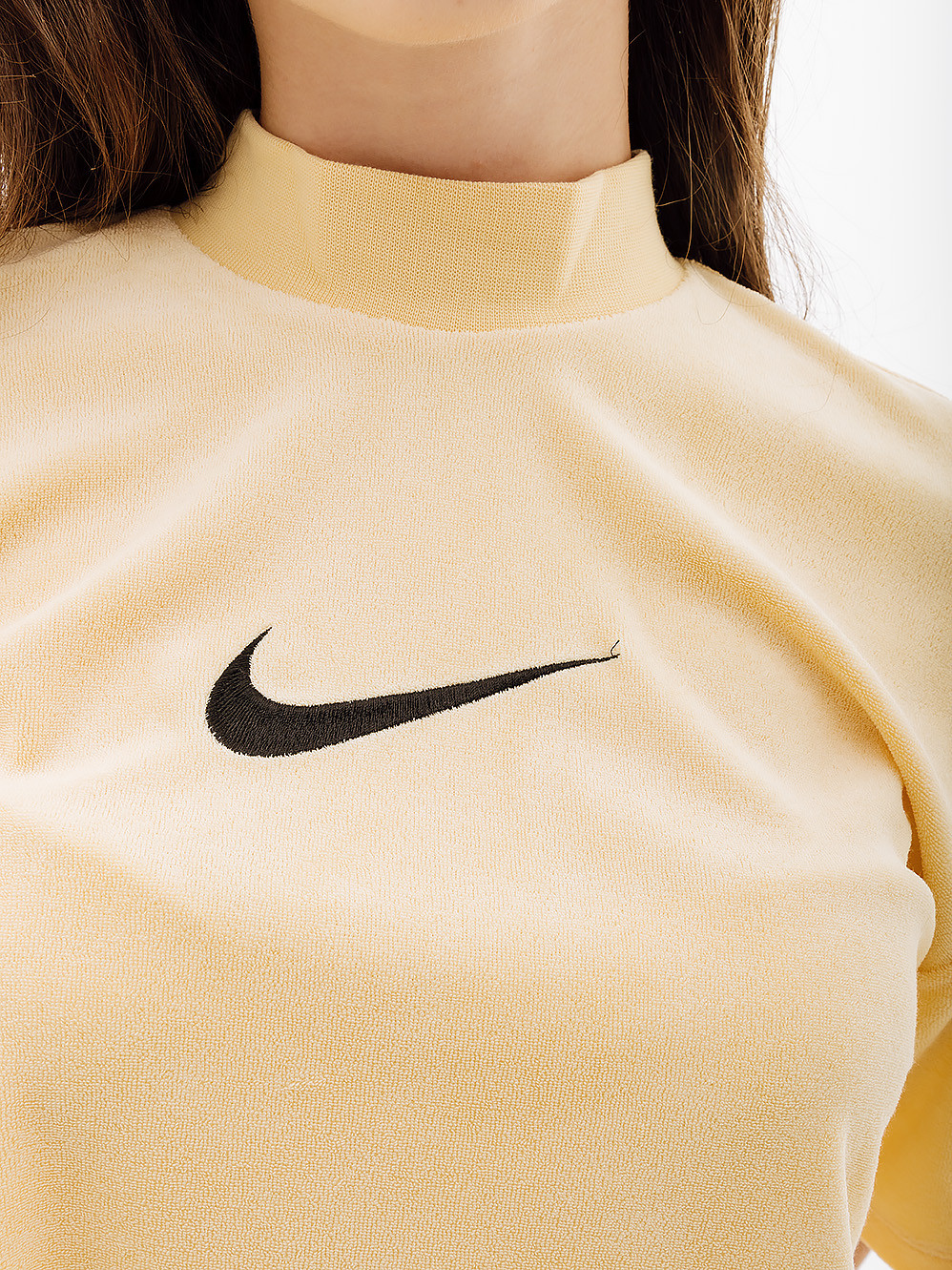 Футболка Nike W NSW MOCK SS TEE TRRY MS FJ4894-294