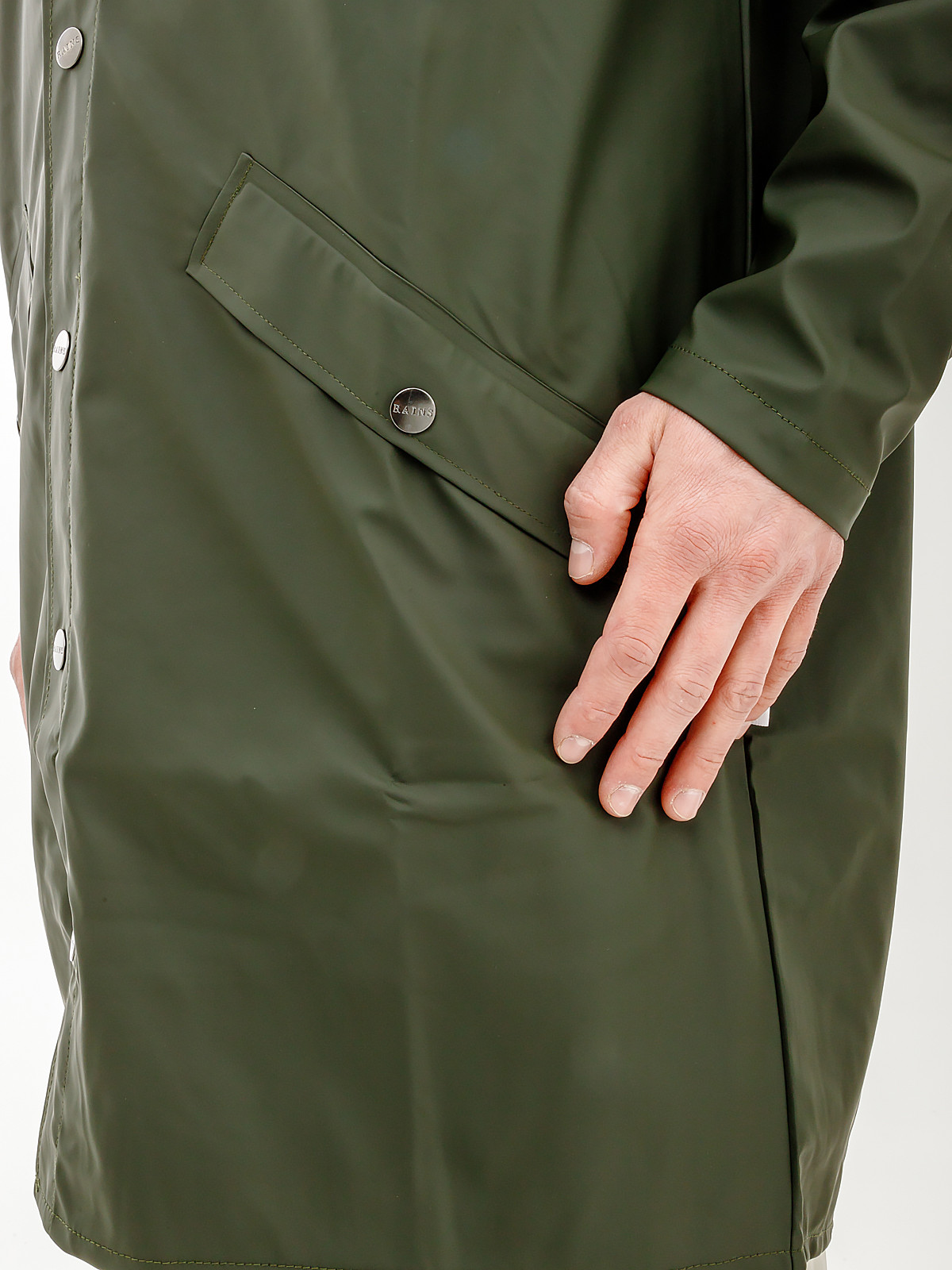Куртка Rains Long Jacket 1202-Green