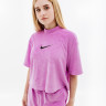 Футболка Nike W NSW MOCK SS TEE TRRY MS FJ4894-532