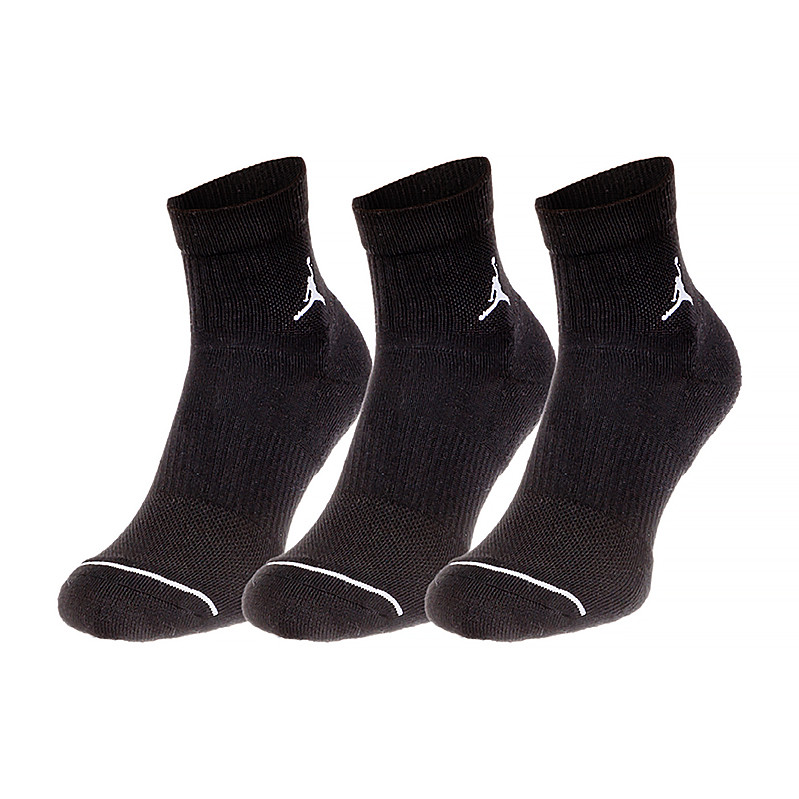 Шкарпетки JORDAN U J ED CUSH POLY ANKLE 3PR 144 DX9655-010