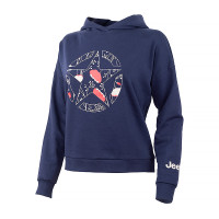 Кофта JEEP HOODED CROPPED SWEATSHIRT STAR Botanical Print O102607-A184