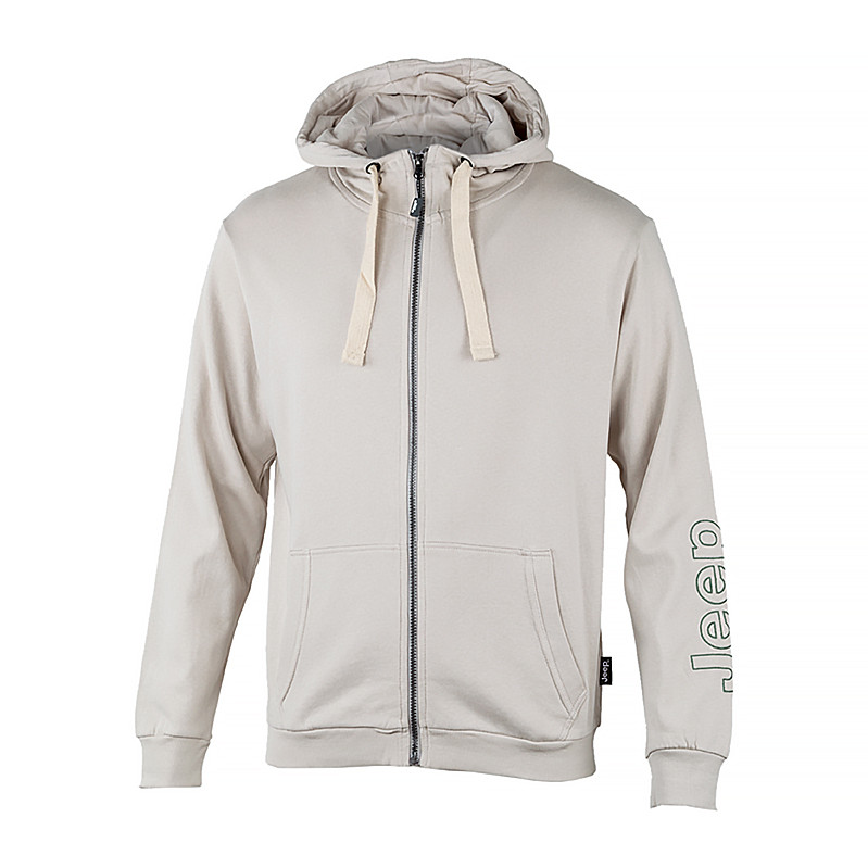 Кофта JEEP HOODED SWEATSHIRT FULL ZIP Sleeve Embroidery O102571-J868
