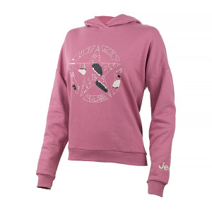 Кофта JEEP HOODED CROPPED SWEATSHIRT STAR Botanical Print O102607-P490