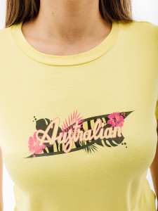 Футболка AUSTRALIAN LOGO FLOWERS TEE JERSEY V LSDTS0027-074