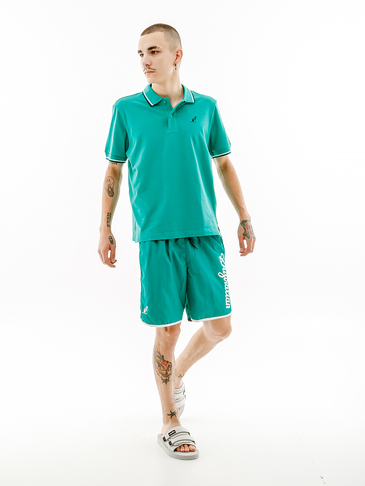 Футболка поло AUSTRALIAN 2-STRIPE PIQUE' POLO - R-FIT LSUPO0005-913 4