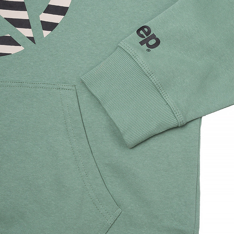 Худі JEEP HOODED OVERSIZE SWEATSHIRT STAR Striped Print O102608-E854