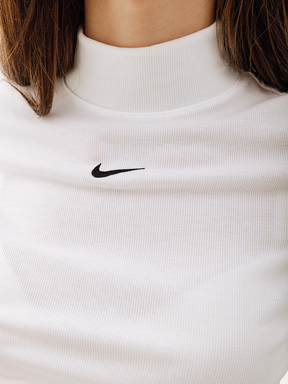 Футболка Nike W NSW ESSNTL RIB MOCK SS TOP DV7958-100