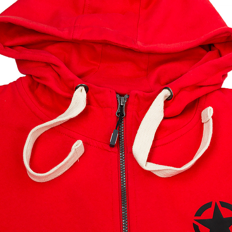 Кофта JEEP HOODED SWEATSHIRT FULL ZIP STAR&JEEP O102572-R699