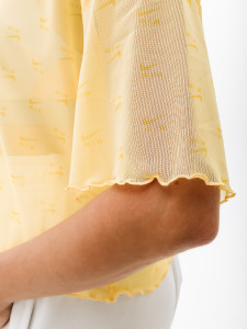 Футболка Nike W NSW AIR AOP MESH SS CROP TOP DV8245-795