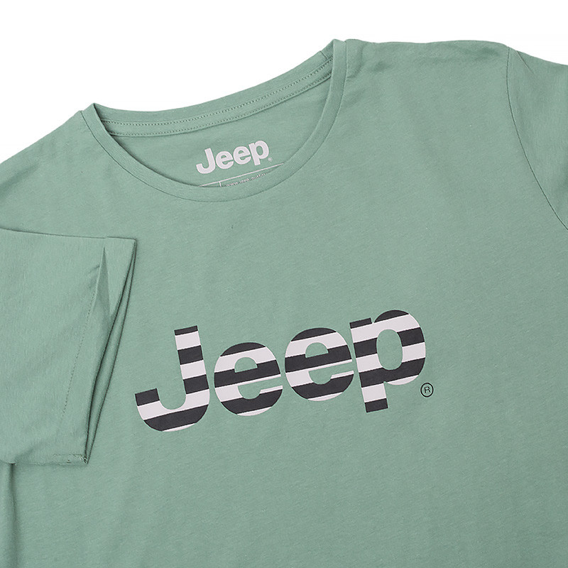 Футболка JEEP T-SHIRT OVERSIZE Striped Print Turn O102611-E854