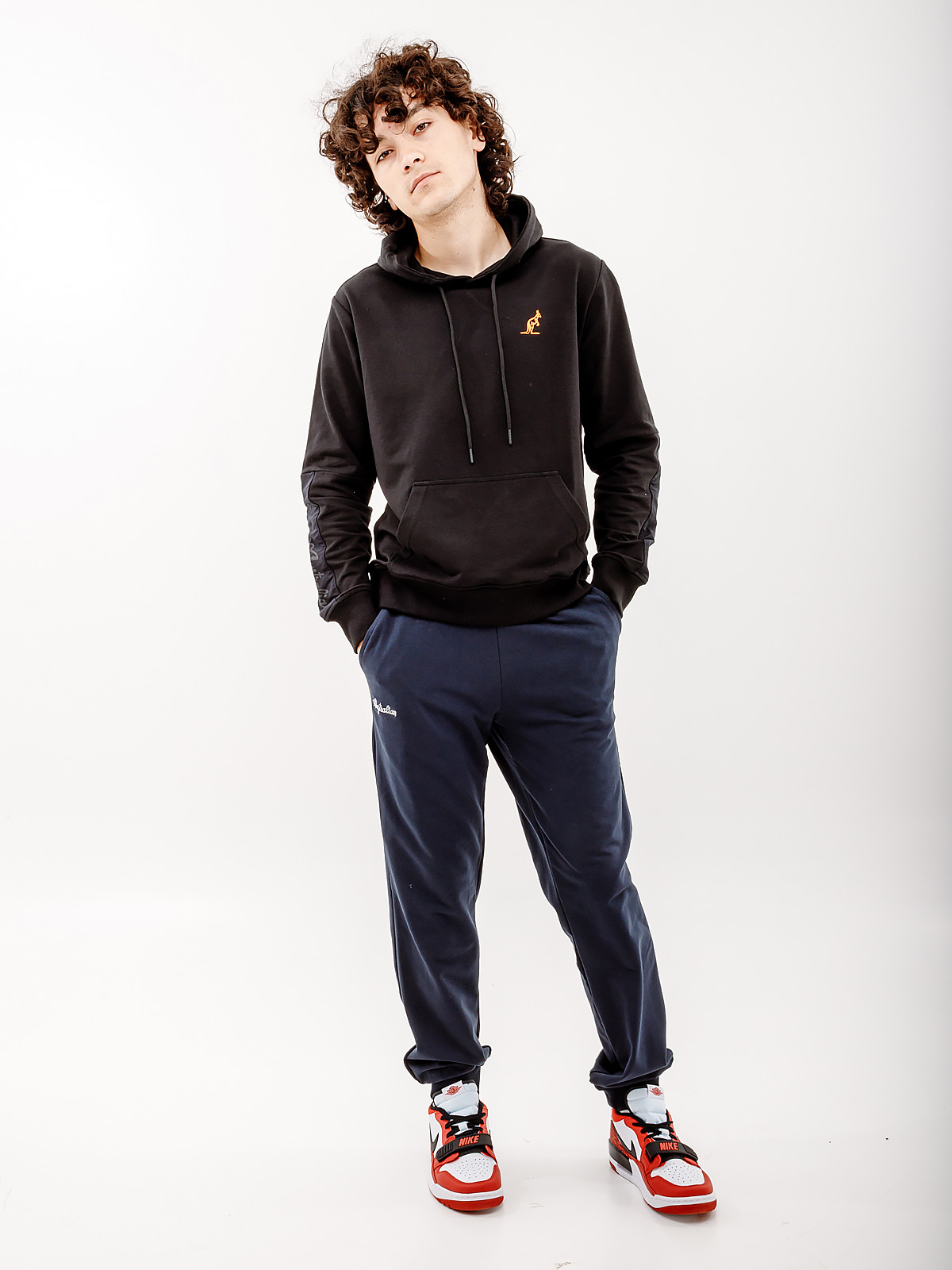 Штани AUSTRALIAN ESSENTIAL FLEECE PANTS RIB BOTTOM LSUPA0010-200