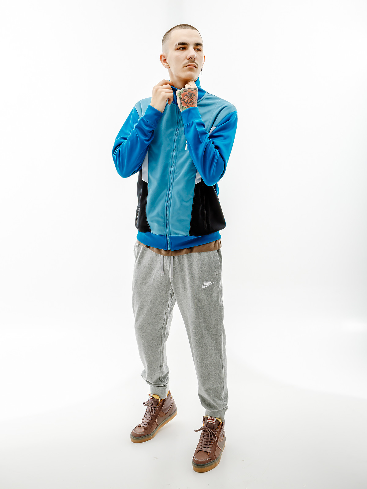 Кофта Nike M NSW HYBRID PK TRACKTOP FB1626-440 1 1 4