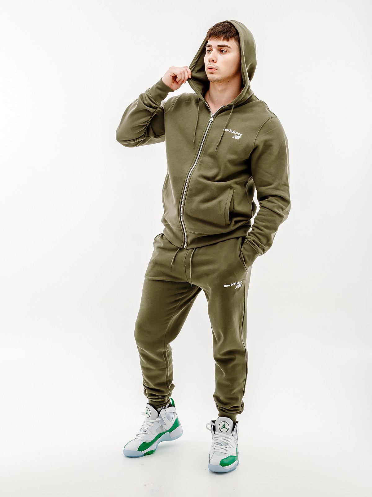 Кофта New Balance Classic Core FZ MJ03907ARG