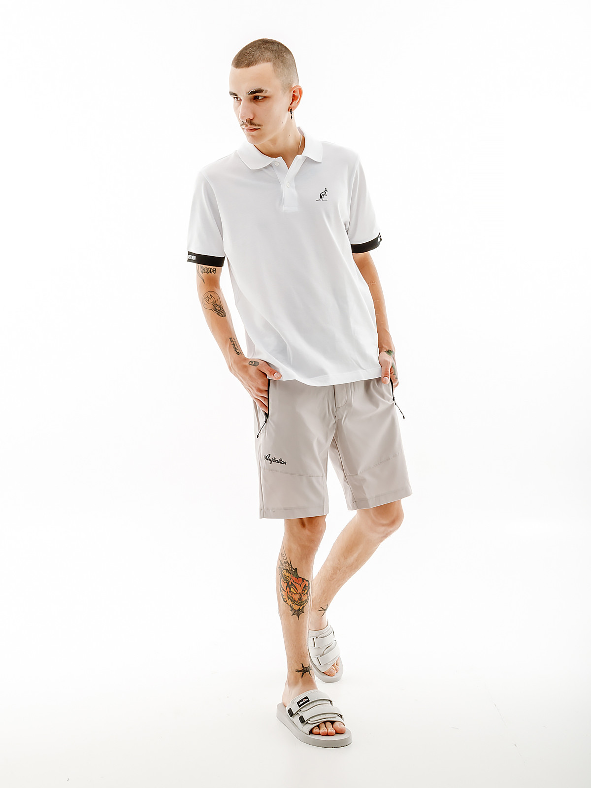 Футболка поло AUSTRALIAN LOGOS POLO PIQUE' EL R-FIT LSUPO0063-002