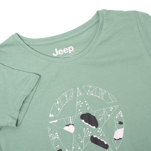Футболка JEEP T-SHIRT STAR Botanical Print J22W O102614-E854